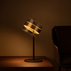 Glamouröse LED Tischlampe mit 3 Stufen-Dimmer - max. 2000 lm