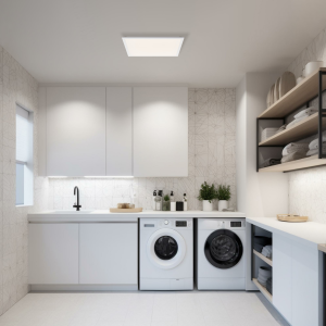 LED Deckenaufbau-Paneel, 45x45 cm, 2800 lm, dimmbar, 3000-6500 K, weiß