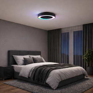 Ventilator LED-Leuchte, Ø49 cm, 4700 lm, 2700-6500K, IC-RGB, dimmbar