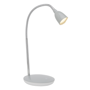 LED Schreibtischlampe mit warmweißem Licht, Tischleuchte mit Flexarm