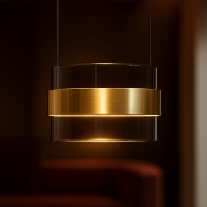 LED Einzel Hängelampe mit 3 Step Dim - max. 2100 lm - Ø 21,5cm