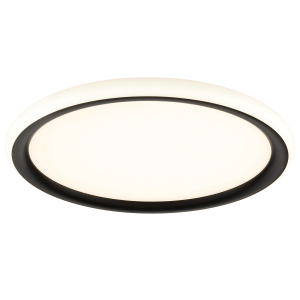 LED-Deckenleuchte Ø 30 cm, 1800 lm, 3000 K, 3 Licht-Modi, schwarz