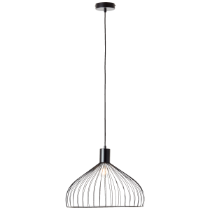 Hängelampe, Ø 40 cm, 135,5 cm Höhe, E27, max. 40 W, matt schwarz