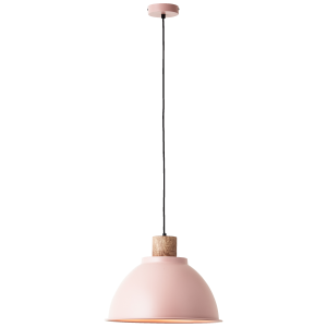 Hängelampe, kürzbar, 120 cm Höhe, Ø 38 cm, E27, max. 60 W, hellrosa