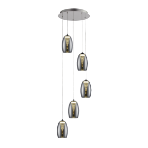 LED Hängelampe, höhenverstellbar, easyDim, 180cm Höhe, Ø 33 cm, 2300lm