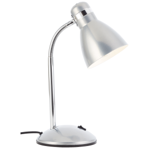 Schreibtischlampe, schwenkbar, Schalter, 34 cm Höhe, E27, max. 25 W