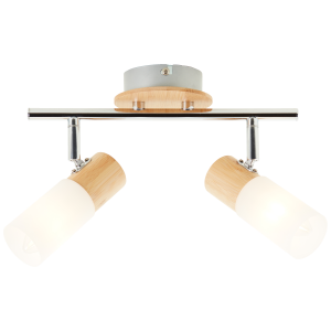 Spotrohr, 27,5 cm Breite, 2 x E14, 3,5 W, Köpfe & Arme schwenkbar