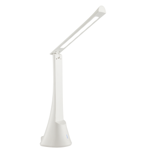 LED Akku Tischlampe, 37 cm, 350 lm, 5500 K, Touchdimmer, USB, weiß