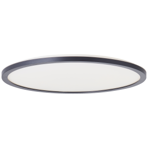 LED Deckenlampe, Ø 42 cm, 2700 lm, 3-Stufen dimmbar, 4000 K, schwarz