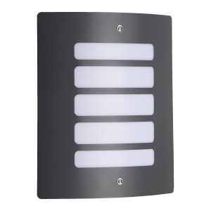 Außen Wandlampe, 29 x 23 cm, E27, max. 60 W, IP44, Metall/Kunststoff