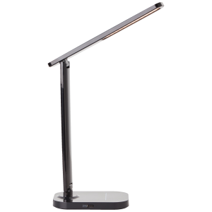 LED Tischlampe, 33,3 cm Höhe, 6 W, 450 lm, Arm schwenkbar, schwarz