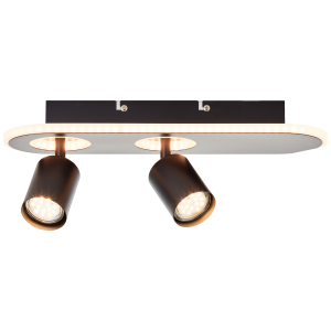 Spotbalken mit LED Profil, 16 x 40 x 12 cm, 18 W, 2500 lm, schwenkbar