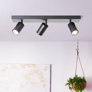 LED Spotbalken, 4,5 W, 345 lm, 3000 K, Köpfe schwenkbar, Metall