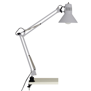 Schreibtischlampe, 70 cm Höhe, Ø 17 cm, E27, max. 40W, schwenkbar
