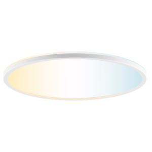 LED-Paneel, 42cm, 3000 lm, 2700-6500 K, dimmbar, CCT über Wandschalter