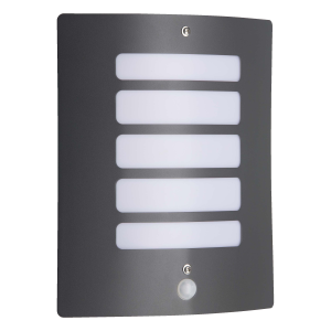 Außen Wandlampe, Bewegungsmelder, 29 x 23 cm, E27, max. 60 W, IP44