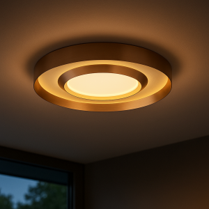 LED Deckenlampe - 3 Stufen dimmbar - rose gold - Ø 60 cm