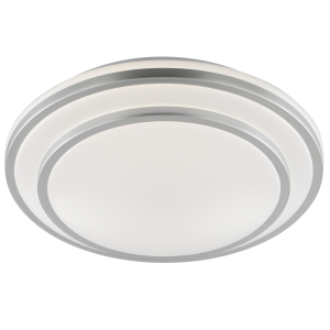 Ø 30 cm x 6,5 cm, 1460 lm, 4000 K, EEC A, aluminiumfarben/weiß