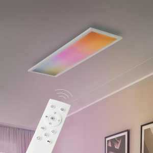 LED-Paneel, digitales RGB, CCT, 80x20 cm, 2100 lm, 3000-6500K, dimmbar