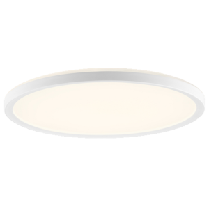LED-Deckenleuchte, Ø 29 cm, 2400 lm, 4000 K, ultraflach, weiß