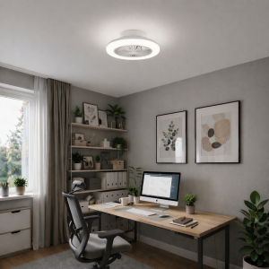 LED-Ventilator, Ø 42 cm, 2700 lm, 2700-6500 K, dimmbar, weiß