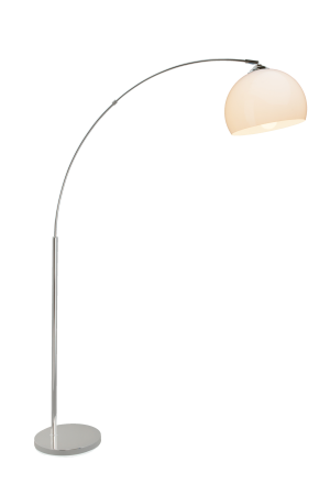 Vessa 92940/75 Stehlampe E27 60W Chrom, Weiß - inkl. LED