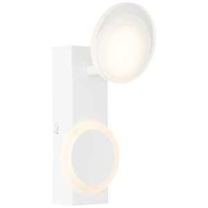 LED Wandspot, 10 cm Breite, 10 W, 1200 lm, 3000 K, Kopf schwenkbar