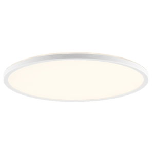 LED Deckenleuchte 42 cm, 3000 lm, 4000 K, flach, weiß, rund
