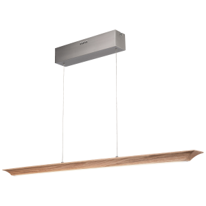 LED Holz Hängelampe mit 3 Stufen Touch Dimmer - 103 cm Breite