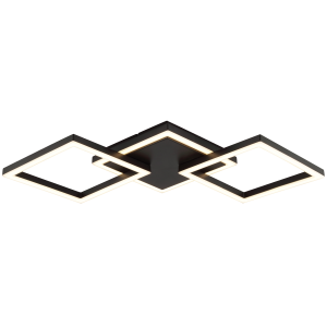 LED Profil-Leuchte, 2500 Lumen, 3000 Kelvin, 61 x 28 cm, Metall