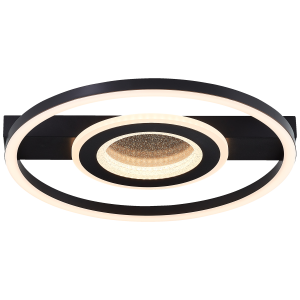 LED Deckenlampe, Glitzereffekt, 37 x 37 cm, 26 W, 2400 lm, 3000 K