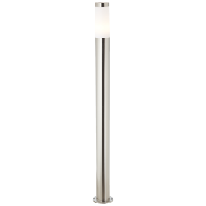 Pollerleuchte, 81 cm Höhe, Ø 7,5 cm, E27, Edelstahl/Kunststoff