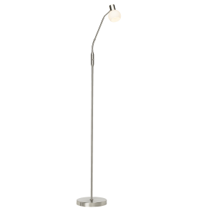LED Stehlampe, 140 cm Höhe, Ø 22,5 cm, E14, Flexarm einstellbar