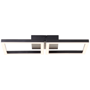 LED-Profilleuchte, 20 x 41 x 5 cm, 2300 lm, 3000 K, Metall, schwarz