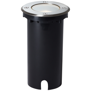 Außen-Bodeneinbauleuchte, 17,5 cm Höhe, Ø 11 cm, GU10, max. 20 W