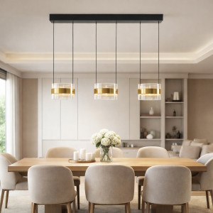 LED Balken Hängelampe mit 3 Stufen-Dimmer - max. 6700 lm
