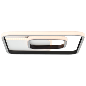 LED Deckenlampe, 40 x 40 cm, 34 W, 3600 lm, 3000 K, Metall/Kunststoff