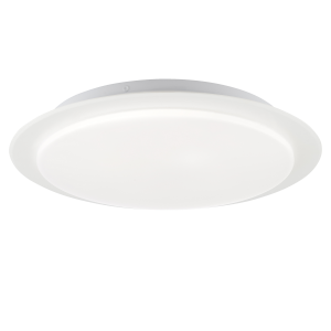Ø 33 cm, 6,5 cm Höhe, 1300 Lumen, 4000 Kelvin, schlankes Design, weiß