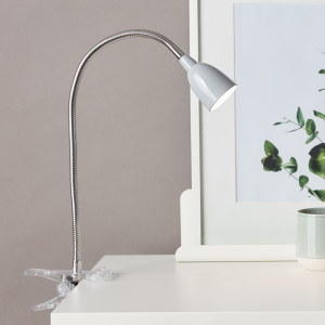 LED Schreibtischlampe, 38 cm Höhe, 2,4 W, 250 lm, 3000 K, schwenkbar