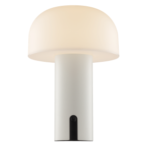 LED Akku Tischleuchte, 21 cm, 240 lm, 2700 K, dimmbar, IP44, beige