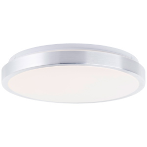 LED-Wand- und Deckenleuchte, Ø 33 cm, 2400 lm, 3000 K, Nickelfarben