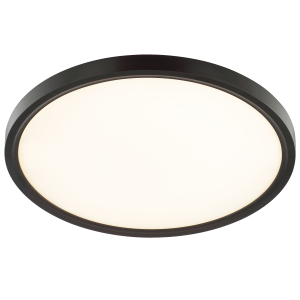 Ø 40 cm, 3000 lm, 3000 K, Bewegungsmelder, Tageslichtsensor, schwarz
