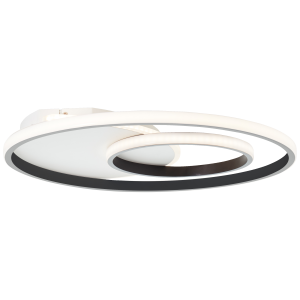 LED Deckenlampe, Ø 50,8 cm, 36 W, 4100 lm, 3000 K, Metall/Kunststoff