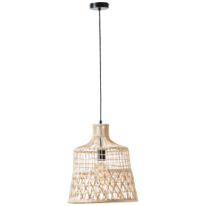 Hängelampe, kürzbar, 120 cm Höhe, Ø 37 cm, E27, max. 25 W, Bambus