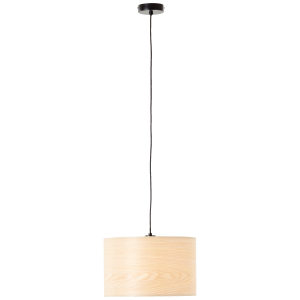 Hängelampe, Ø 35 cm, 120 cm Höhe, E27, max. 52 W, Metall/Holz