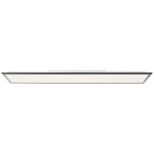 LED Deckenaufbau-Paneel, 100 x 25cm, 2700lm, 4000K, Aluminium, schwarz