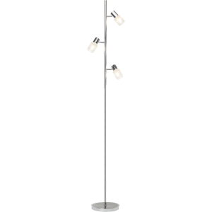 LED Stehlampe, 157,5 cm Höhe, Ø 3,1 cm, 3 x E14, max. 4 W, 400 lm