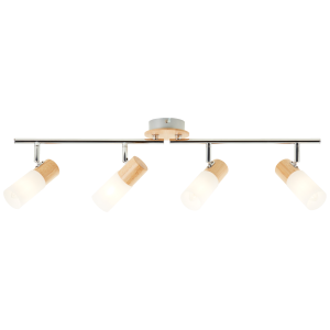 Drehbares Spotrohr, 68 cm Breite, 4 x E14, 3,5 W, Köpfe schwenkbar