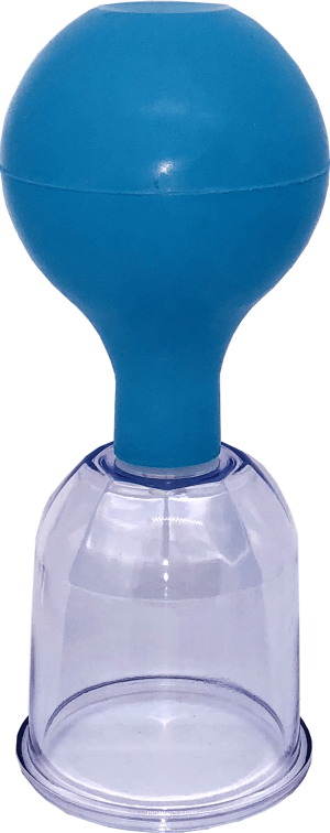 Acryl-Schröpfglas Ø 4.8 cm mit Saug-Ball