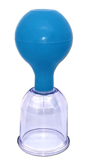 Acryl-Schröpfglas Ø 5.7 cm mit Saug-Ball